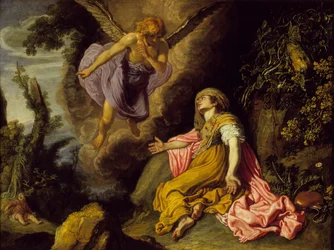 Hagar and the Angel, 1614