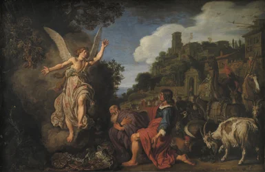 The Angel Raphael Takes Leave of Old Tobit and His Son Tobias