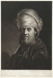 Portrait Bust of a Man with a Turban