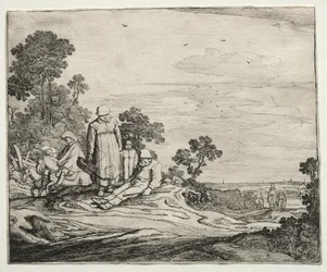Landscape with Peasants, 1626