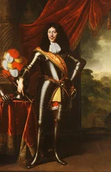 Portrait of a Gentleman, possibly a member of the Hohenzollern, Full-length, in armour