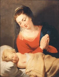 The Virgin Adoring the Sleeping Child