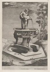 Speculum Romanae Magnificentiae: A Fountain and Basin
