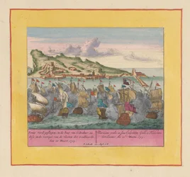 Naval Battle at Gibraltar, 1705