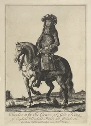 Equestrian Portrait of King Charles II of England