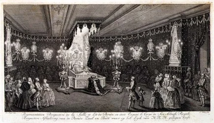 The Body of Anne, the Princess Royal Lying in State