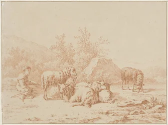 Landscape with Shepherd and His Flock