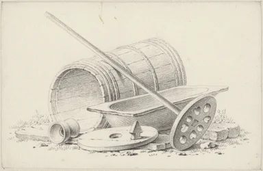 Still Life with a Barrel and Tub