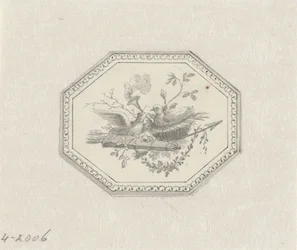 Vignette with Still Life with Fruit