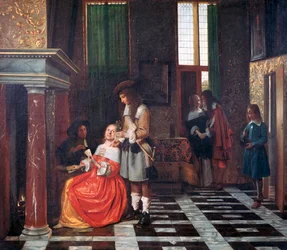 The Card Players, c. 1663-1665