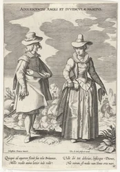 Couple Dressed in English Fashion, ca. 1610