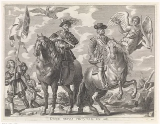 Charles V and Ferdinand on Horseback