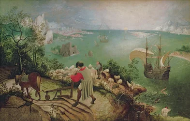 Landscape with the Fall of Icarus, c.1558