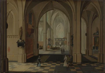 Interior of an Imaginary Gothic Church