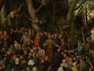 St. John Preaching to the Crowd (detail)