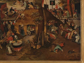A Village Festival, With a Theatrical Performance and a Procession in Honour of St Hubert and St Anthony