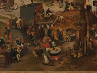 A Village Festival, With a Theatrical Performance and a Procession in Honour of St Hubert and St Anthony