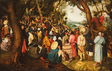 Saint John the Baptist preaching in the Wilderness