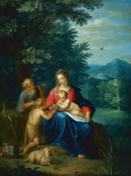 The Holy Family with the Infant St. John the Baptist