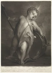 Christ Child as Salvator Mundi