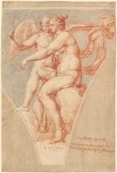 Venus and Cupid (after Raphael)