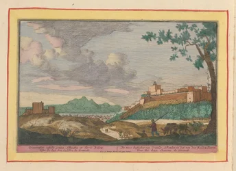 View of the Buildings of the Alhambra in Granada