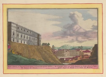 View of the Alcázar of Toledo and the City