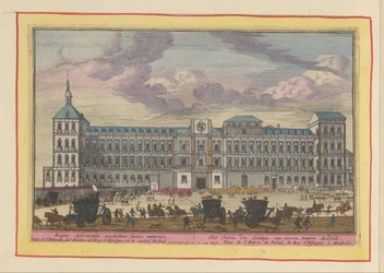 Front View of the Royal Palace in Madrid