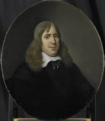 Portrait of Willem Hartigsvelt, Director of the Rotterdam Chamber of the Dutch East India Company, Elected 1657