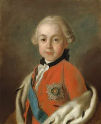 Portrait of Tsarevich Paul of Russia (1754-1801)