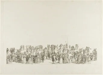 The Exhibition at the Salon du Louvre in 1787