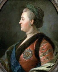 Portrait of Catherine II the Great, empress of Russia