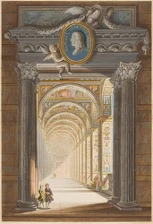 Perspective View of the Loggias