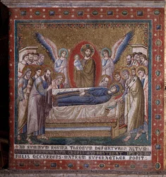 The Mosaic Dormition of the Apse by Pietro Cavallini