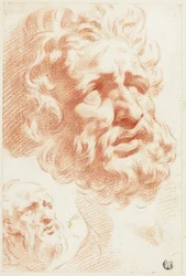 Two Bearded Heads