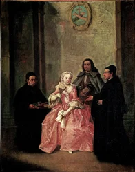 A Friar Offers Hot Chocolate with Venetian Biscuits (1774)