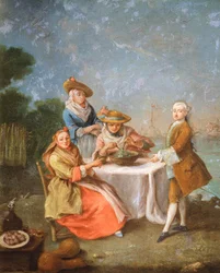 In gardens of estuary
