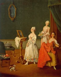 Lady At Her Toilette