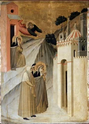 Saint Humility Arrives in Florence (detail)