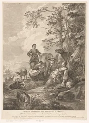 Israelite Women Herding the Flock (series title: New and Old Testament)