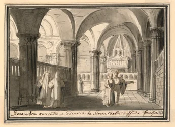 Stage Design, Interior of Church