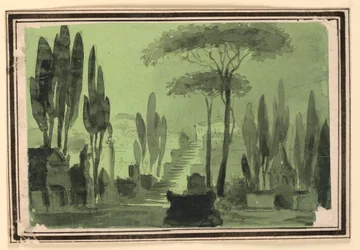 Stage Design, Stairs Between Tombs