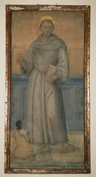 St Anthony of Padua and Bartolomeo di Maraglia from Perugia, circa 1512