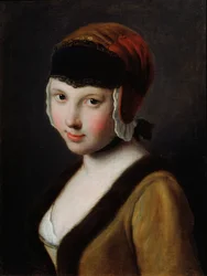 A Girl with a Black Mask