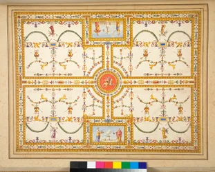 An unidentified ceiling painting