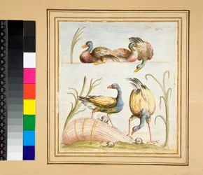 Copy of a mosaic with birds