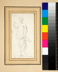 Female figure with vase