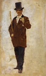 Man wearing top hat