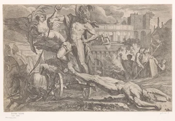 Achilles with the Body of Hector Behind His Chariot