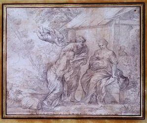 The return of Hagar, the Egyptian slave of Sarah, Abraham